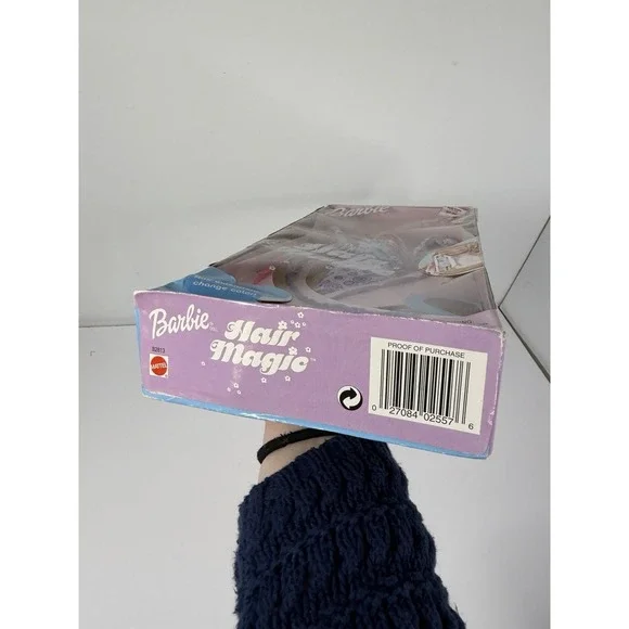 2002 Hair Magic Barbie Doll BOX DAMAGED Hair Extensions Color Changing Vintage‎ - Picture 7 of 8